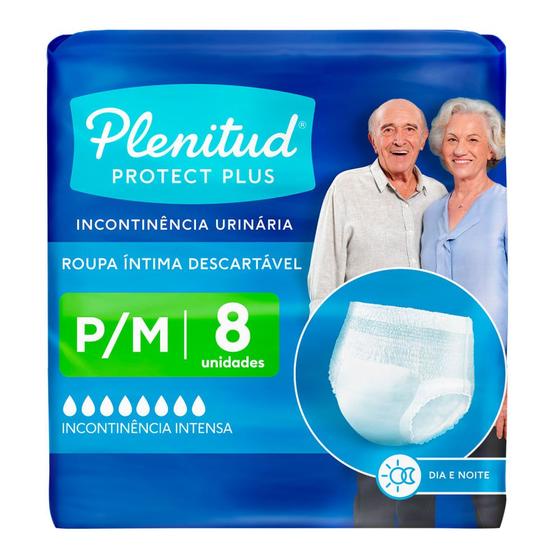 Imagem de Roupa Intima Plenitud Protect Plus P/M - 8 Unidades - VENCIMENTO JUNHO 2024