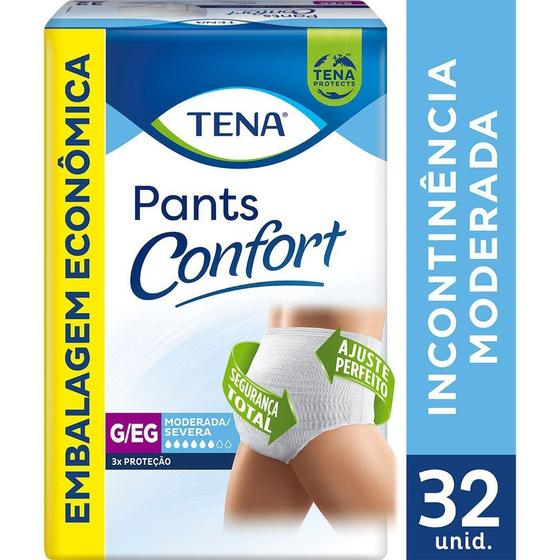 Imagem de Roupa Íntima Tena Pants Confort G/EG 32 unidades