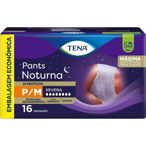 Roupa íntima Tena Pants Noturna P/M 16 Unidades é boa?