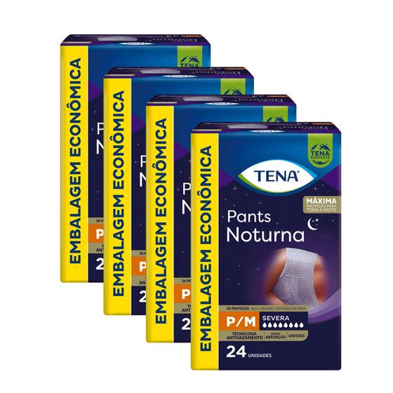 Imagem de Roupa Íntima Tena Pants Noturna P/M - 96 Unidades - Lançamento com 24 unidades