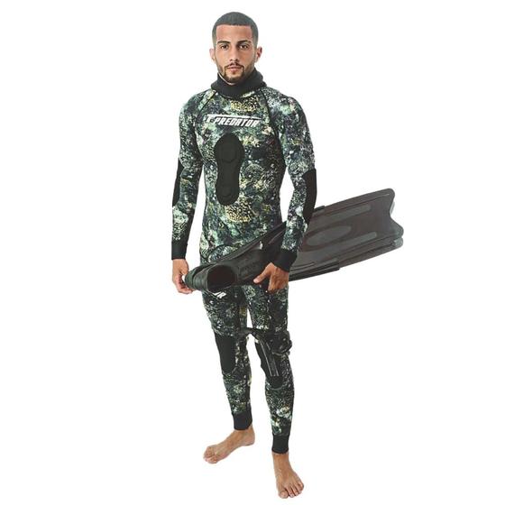 Imagem de Roupa neoprene pesca sub Sub Dive Motion 3mm Camuflado
