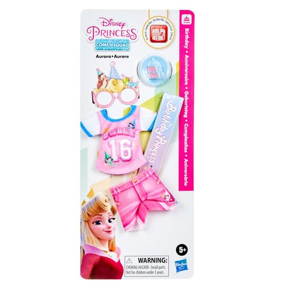 Imagem de Roupa Princesas Disney Comfy Squad Aurora Aniversario Hasbro