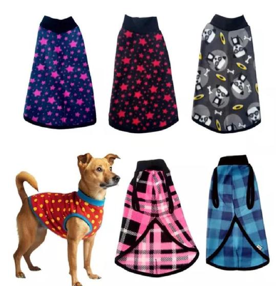 Imagem de Roupa Roupinha Quentinha Soft Cachorro Porte Pequeno Pets