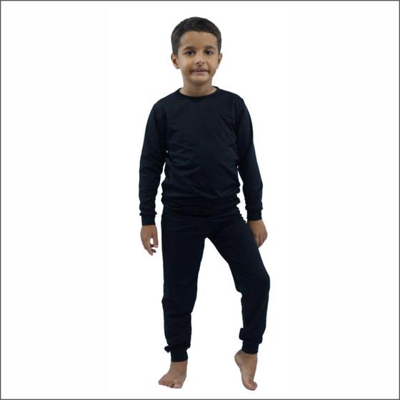 Imagem de Roupa termica de crianças /conjunto térmico  calça e blusa infantil