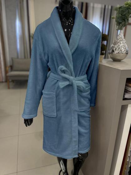Roupão Banho Inverno Adulto Unissex Feminino Masculino Microfibra Frio Quentinho Com Bolso Menor preço em Roupão Banho Inverno Adulto Unissex Feminino Masculino Microfibra Frio Quentinho Com Bolso