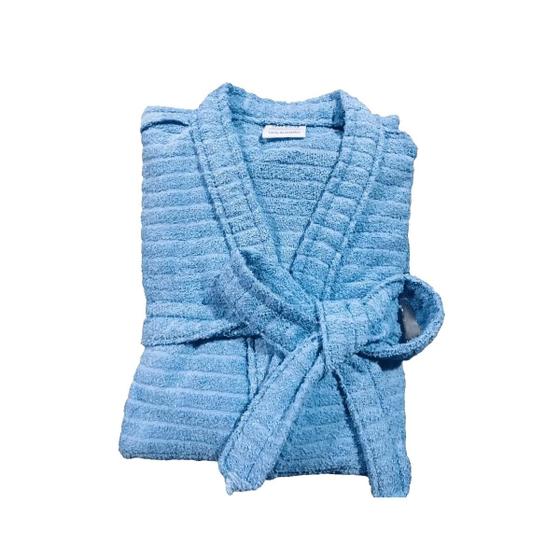 Roupão de Banho Briza Atoalhado Infantil 100% Algodão Manga Curta - Azul Menor preço em Roupão de Banho Briza Atoalhado Infantil 100% Algodão Manga Curta - Azul