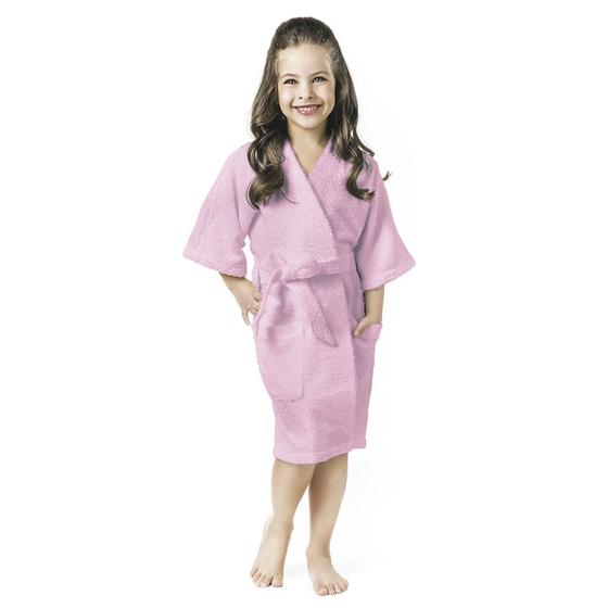 Roupão Infantil Felpudo Kimono Menor preço em Roupão Infantil Felpudo Kimono