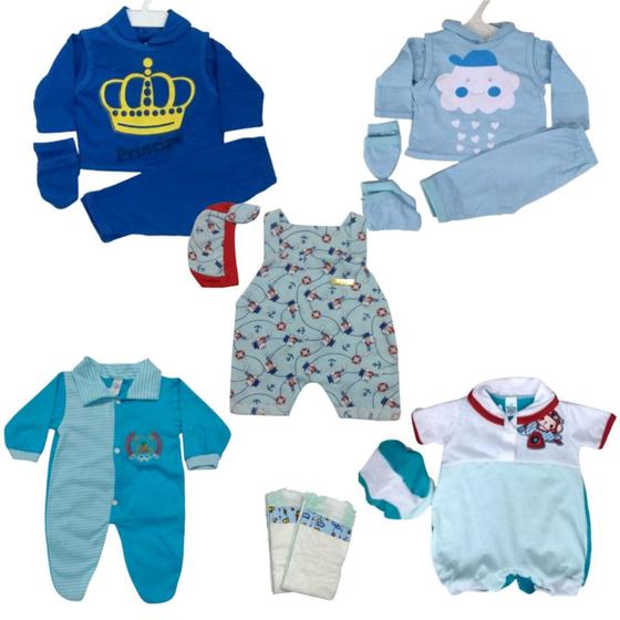 Roupas Roupinhas Bebê Reborn Menino Lote com roupinhas - Duda Baby Shop ...