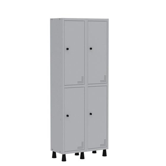 Imagem de Roupeiro Aco Light 2v 04 Portas Gr302/4pri