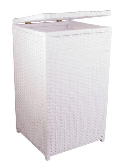Roupeiro Cesto P/roupa Suja Fibra Sintética 100lts 40x40x70 Menor preço em Roupeiro Cesto P/roupa Suja Fibra Sintética 100lts 40x40x70