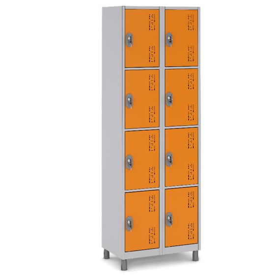 Imagem de Roupeiro de Aço com 8 Portas Espaço Organizado