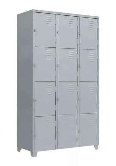 Roupeiro De Aço Vestiário Com 12 Portas Menor preço em Roupeiro De Aço Vestiário Com 12 Portas