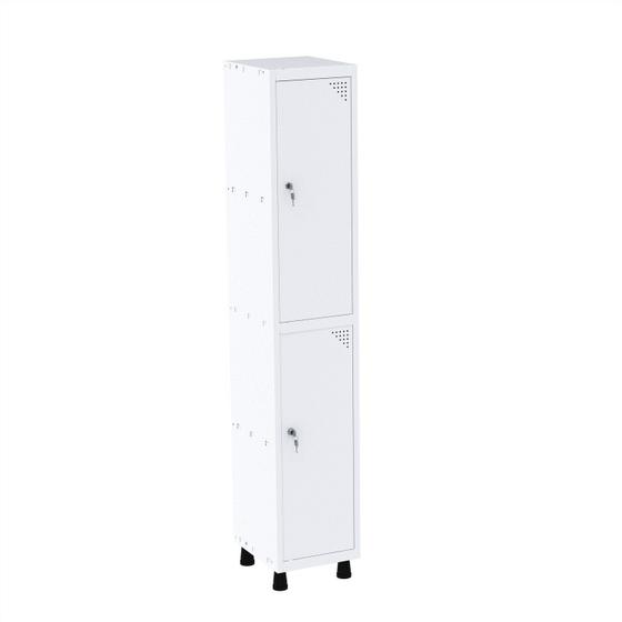 Imagem de Roupeiro em Aço Mt 1v 2 Portas - Fechadura