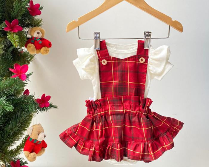 Imagem de Roupinha De Natal De Bebe Para Menina Mêsversário E Ensaio