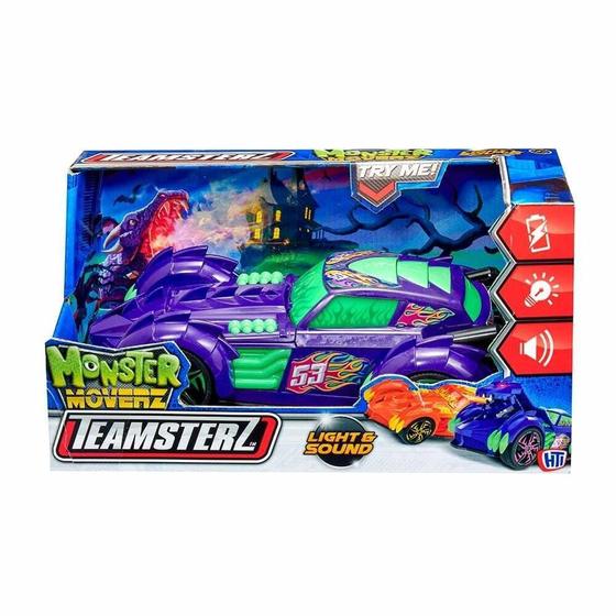 Imagem de Roxo Carro Monster Moverz Luz E Som - Fun F0122-1