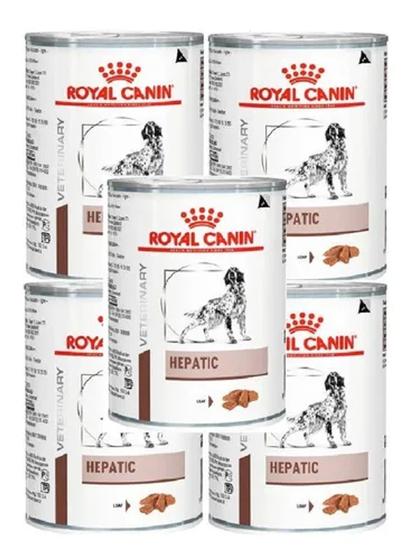 Imagem de Royal Canin 5 Latas Hepatic Para Cães Pett