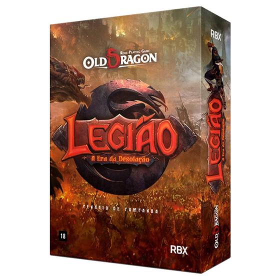 Imagem de RPG Legião a Era da Desolação Old Dragon Box Luxo Completa