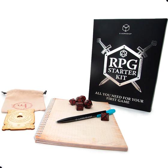 Imagem de RPG Starter Kit Inicial Dados Q Workshop Inglês