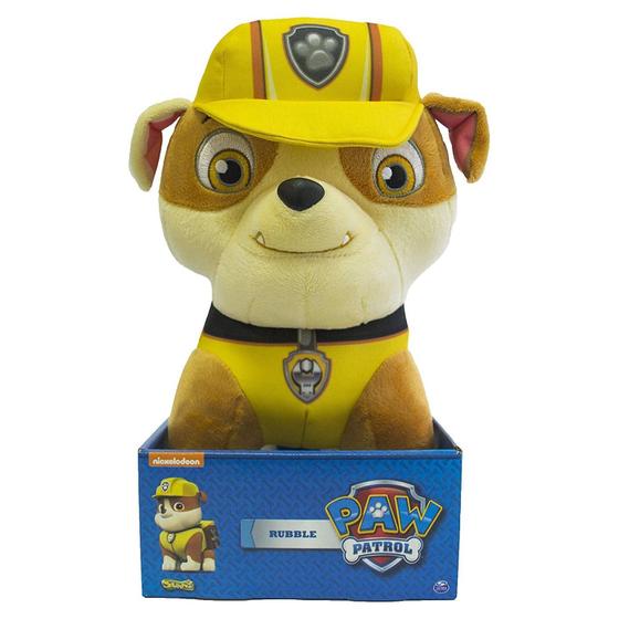 Rubble De Pelúcia Tam. G Original Patrulha Canina Paw Patrol Menor preço em Rubble De Pelúcia Tam. G Original Patrulha Canina Paw Patrol