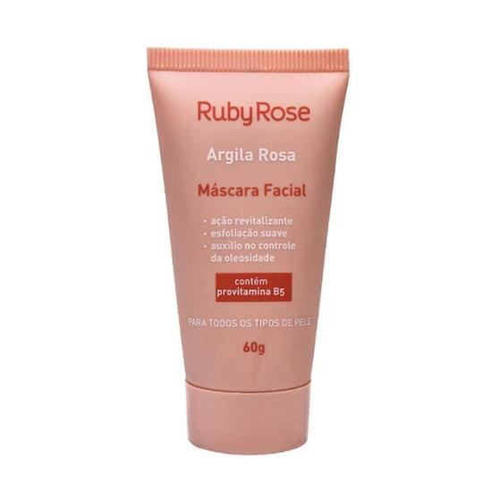 Imagem de Ruby Rose Argila Rosa Máscara Facial 60G REF HB404