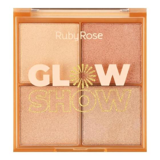 Imagem de Ruby Rose HB7523 Paleta de Iluminador Powder Highlighter 11.2g