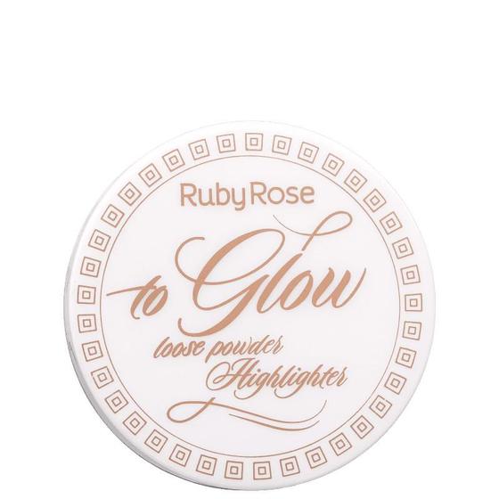 Imagem de Ruby Rose Pó Iluminador Solto To Glow Hottie 8.5g