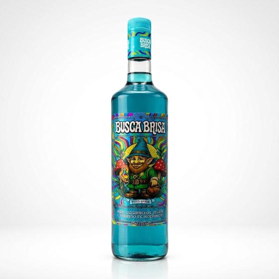 Rum Busca Brisa Psico Spirit 1L Bebida Destilada Para Drinks e Coquetéis
