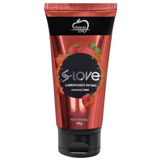 Imagem de S-Love Lubrificante Intimo Morango hot 60g Sensual love