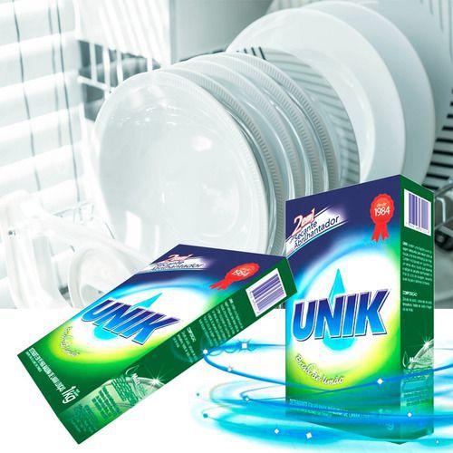 Sabão Detergente c/ Secante p/ Máquina Lava Louça Unik 1kg 2x1 Menor preço em Sabão Detergente c/ Secante p/ Máquina Lava Louça Unik 1kg 2x1