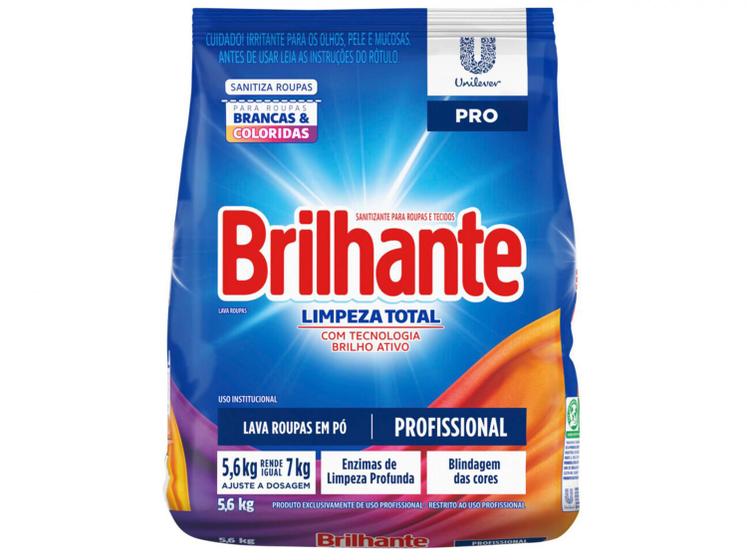 Sabão em Pó Brilhante Limpeza Total Profissional é boa?