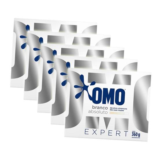 Imagem de Sabão Em Pó Omo Expert Branco Absoluto Kit 5