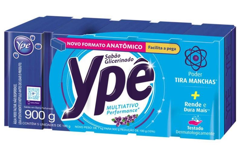 Sab o Glicerinado Multiativo Performance Yp Pack Com 5 Unidades De 
