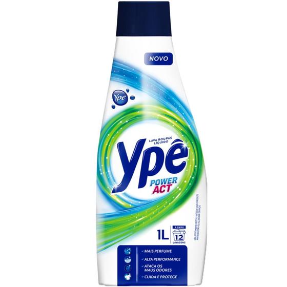 Sabão Lava Roupas Líquido Ypê Power Act 1 Litro Fragrância Extreme Fresh Menor preço em Sabão Lava Roupas Líquido Ypê Power Act 1 Litro Fragrância Extreme Fresh
