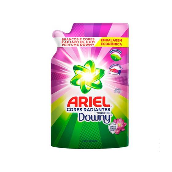 Imagem de Sabão líquido Ariel Toque de Downy Cores Radiantes floral antibacterial sachê 1.8 L