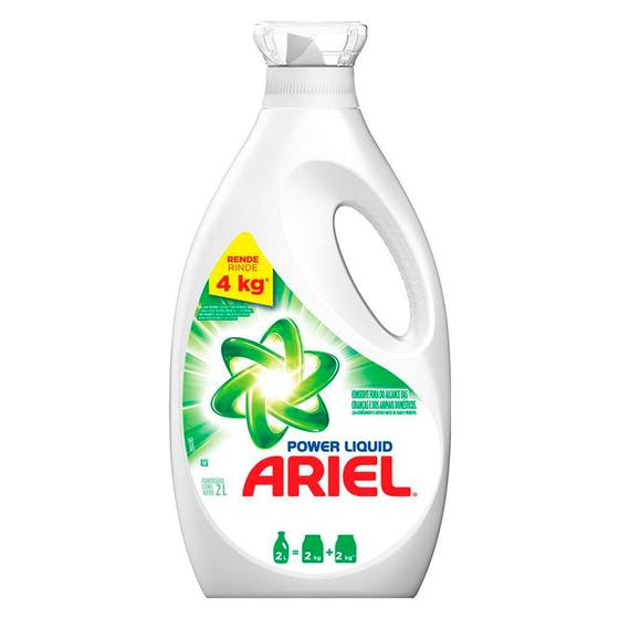 Sabão Líquido Concentrado 2 Litros Ariel Menor preço em Sabão Líquido Concentrado 2 Litros Ariel