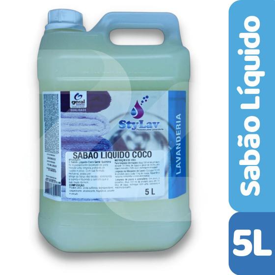 Sabão Liquido de Coco Lava Roupas - 5 Litros Menor preço em Sabão Liquido de Coco Lava Roupas - 5 Litros