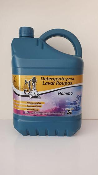 Imagem de sabão líquido hommo ou detergente para lavar roupas 5 litros - JPRODUTOS DE LIMPEZA LTDA ME