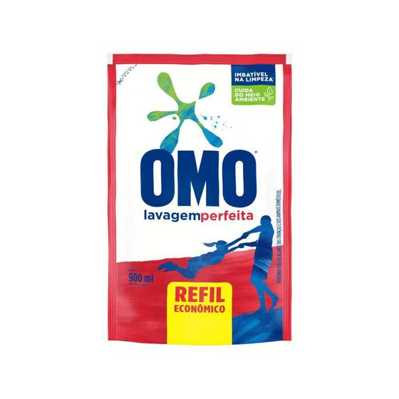Imagem de Sabão Líquido Lavagem Perfeita Omo Refil 900ml