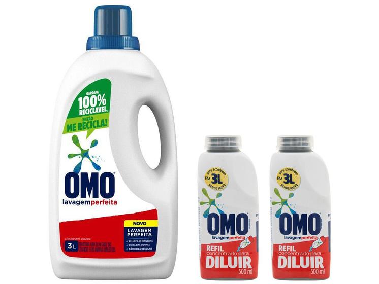 Sabão Líquido Omo Lavagem Perfeita 3L + Refil é boa?