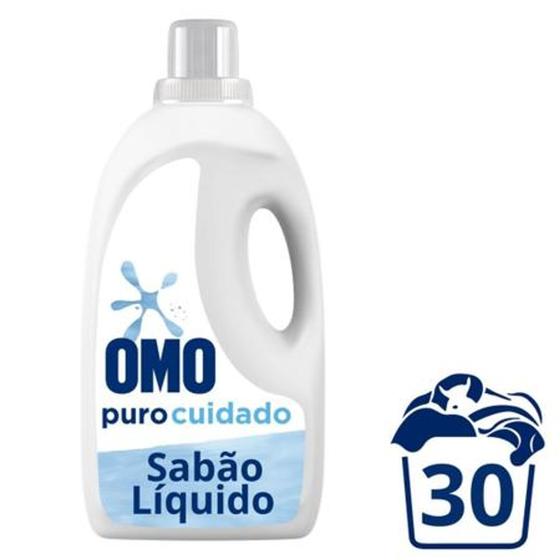 Imagem de Sabão Líquido Omo Puro Cuidado 3L Caixa com 4