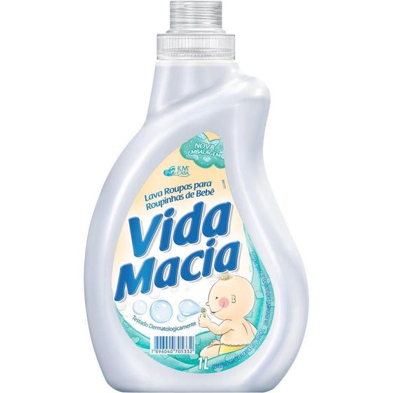 Imagem de Sabão Líquido p/ Bebê 500ml - 12 unidades - Vida Macia