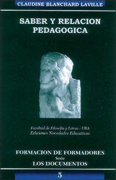 Imagem de Saber Y Relación Pedagógica Un Enfoque Clínico