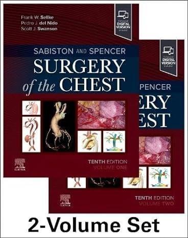 Imagem de Sabiston and spencer surgery of the chest 2 vols