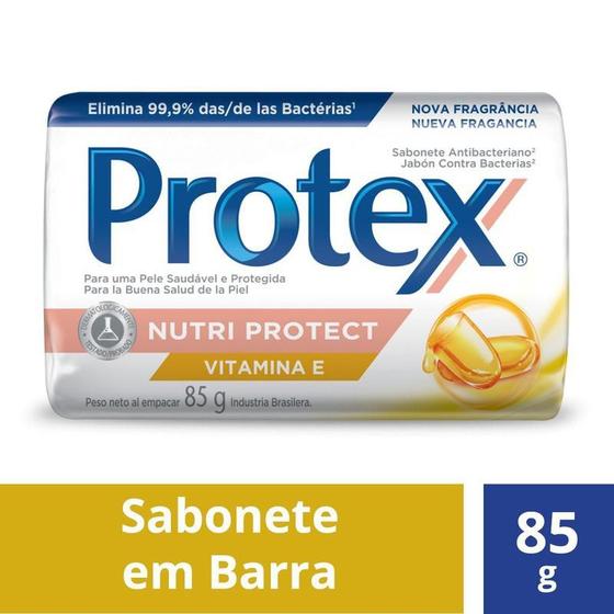 Imagem de Sabonete Antibacteriano Protex Vitamina E Barra, 1 Unidade Com 85G