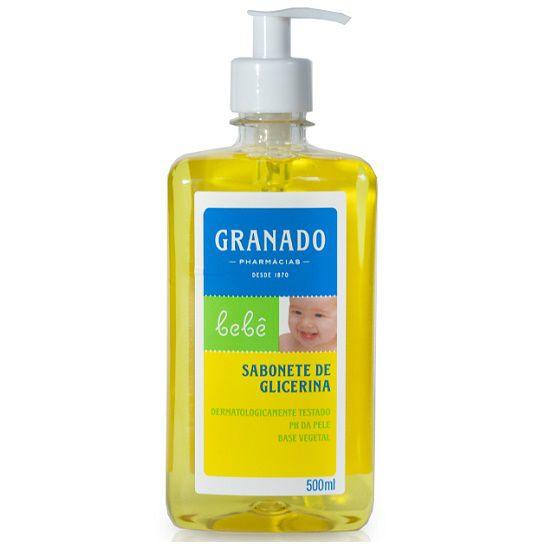 Sabonete bebê glicerinado granado hipoalergênico 500 ml neutro ...