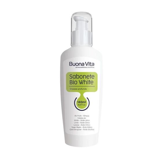 Imagem de Sabonete Bio White 140ml Buona Vita Bio Intense - Com Ácido Glicólico, Clareador