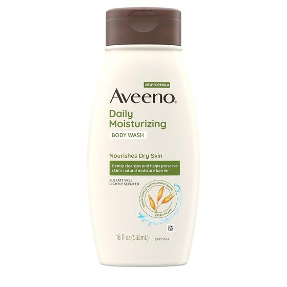 Imagem de Sabonete corporal Aveeno, hidratante diário, 532 ml, pele seca e sensível