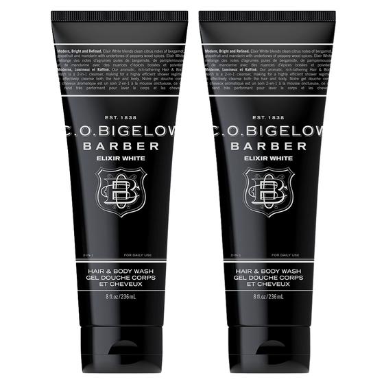 Imagem de Sabonete corporal e shampoo C.O. Bigelow Elixir White 240 ml para homem