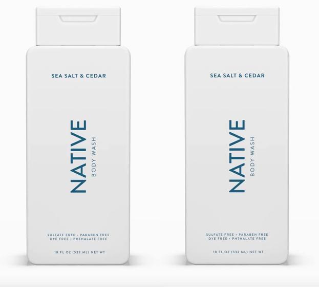 Imagem de Sabonete Corporal Native Sea Salt & Cedar (532ml) - Pacote com 2