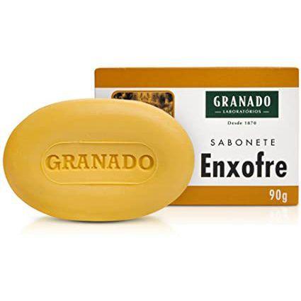 Imagem de Sabonete de enxofre Granado 90g esfoliante acne espinha cravos para diminuir oleosidade